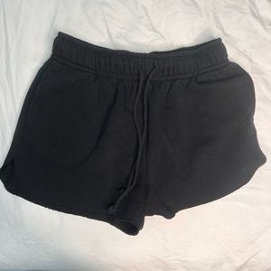 Black shorts, size M